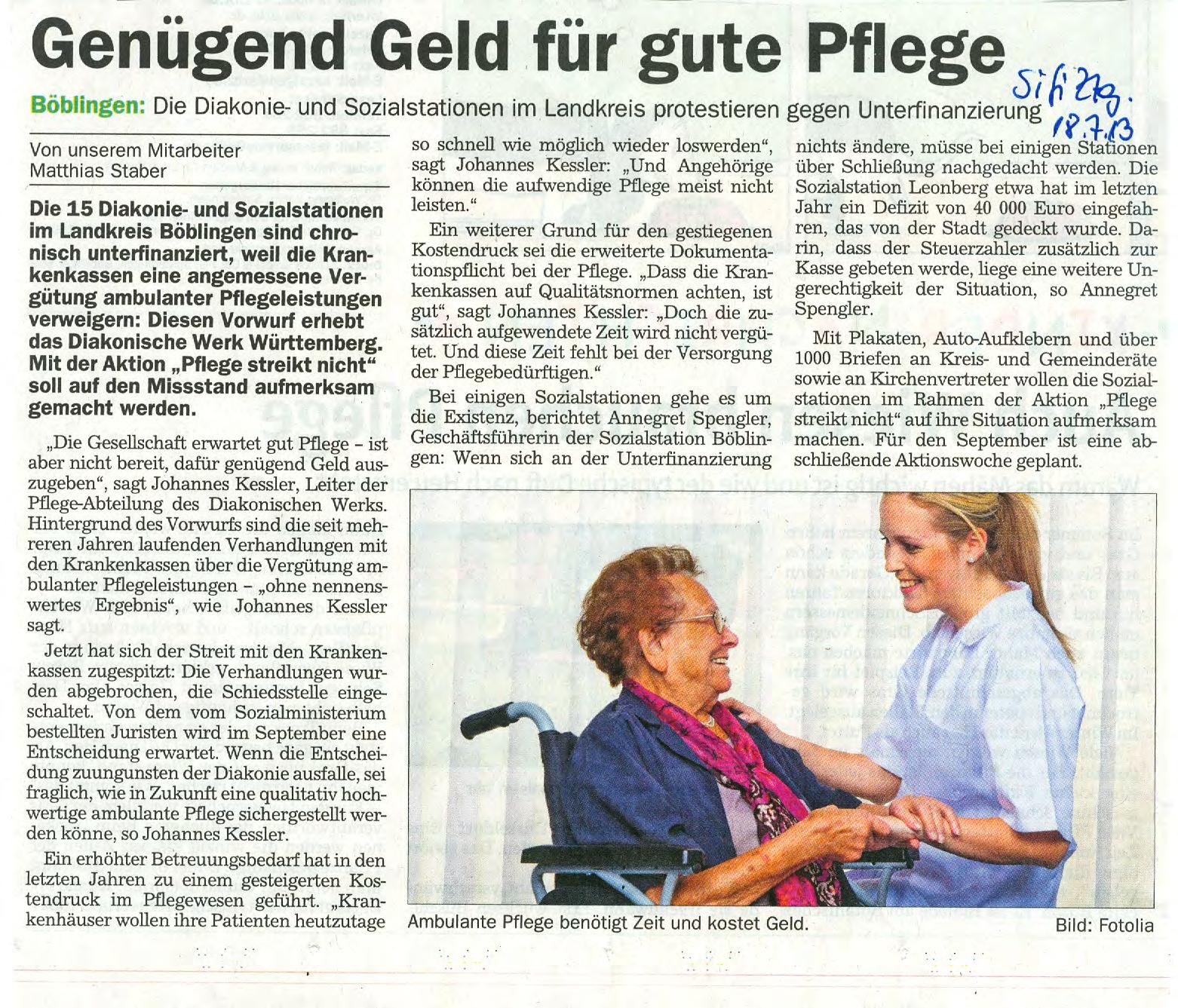Protest der Diakonie- und Sozialstationen gegen Unterfinanzierung_Sindelf. Ztg._2013-07-18.jpg