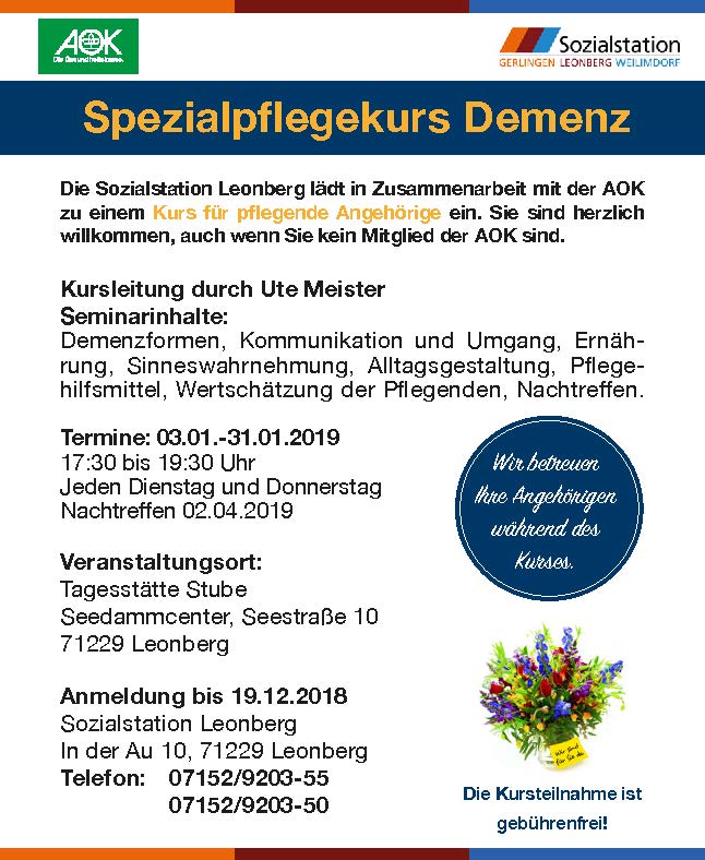 Spezialpflegekurs Leonber Januar 2019 82x100 Seite 1